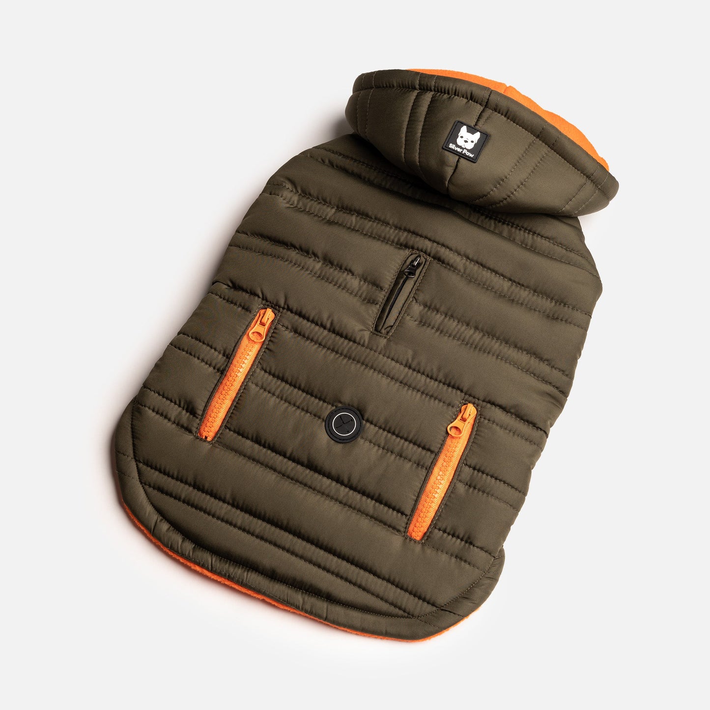 🌲 Noah Dog Jacket – Quilted Water-Resistant Winter Coat with Harness