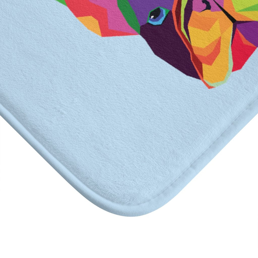 Colorful Dog Bath Mat