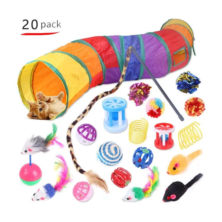 Fast Shipping 20 pcs assorted cat toys